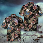 Horror Movie Characters Scare Dogs Halloween Hawaiian Shirt, Funny Halloween Shirt For Men & Women