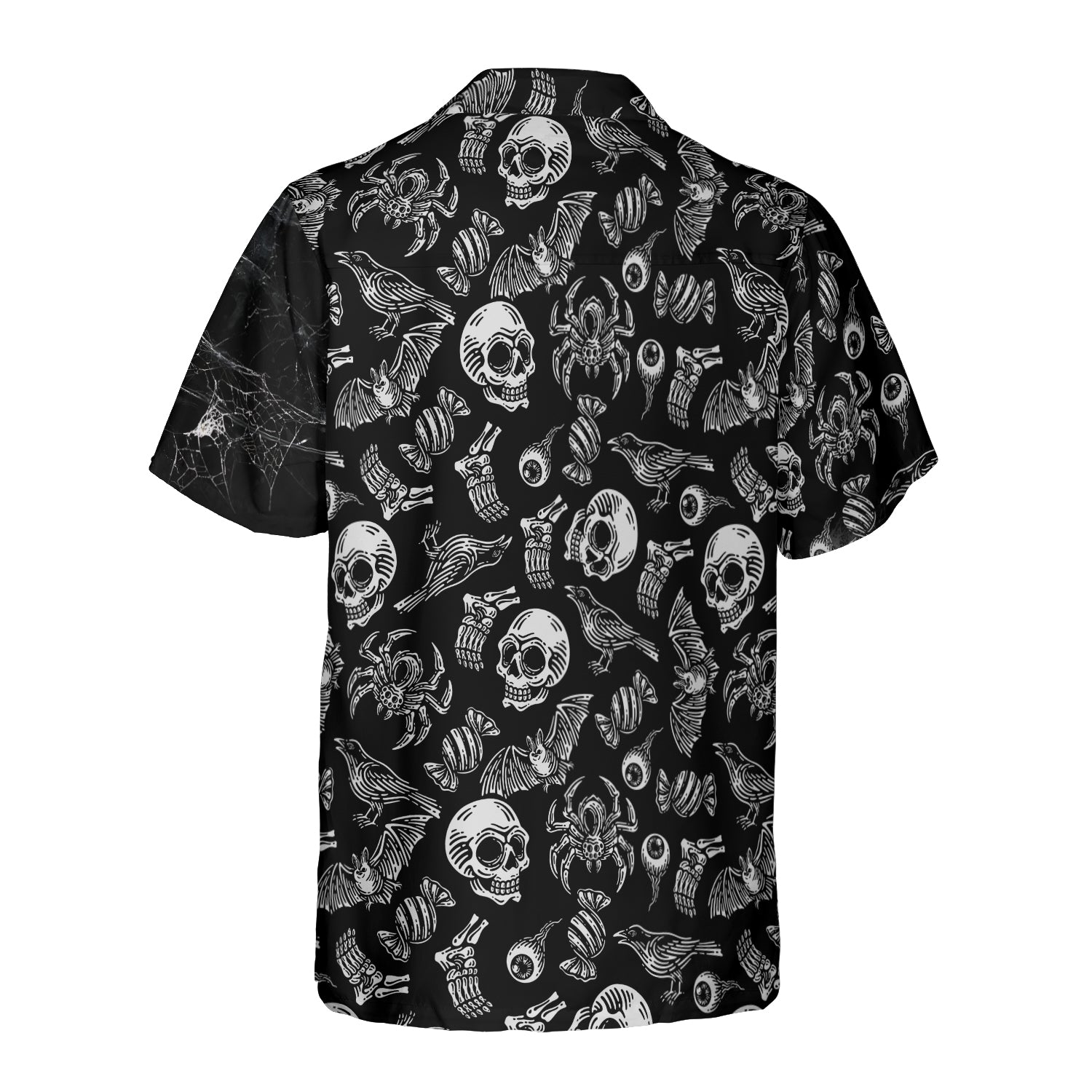 HYPERFAVOR Horror Skull Pattern Personalized Hawaiian Shirt