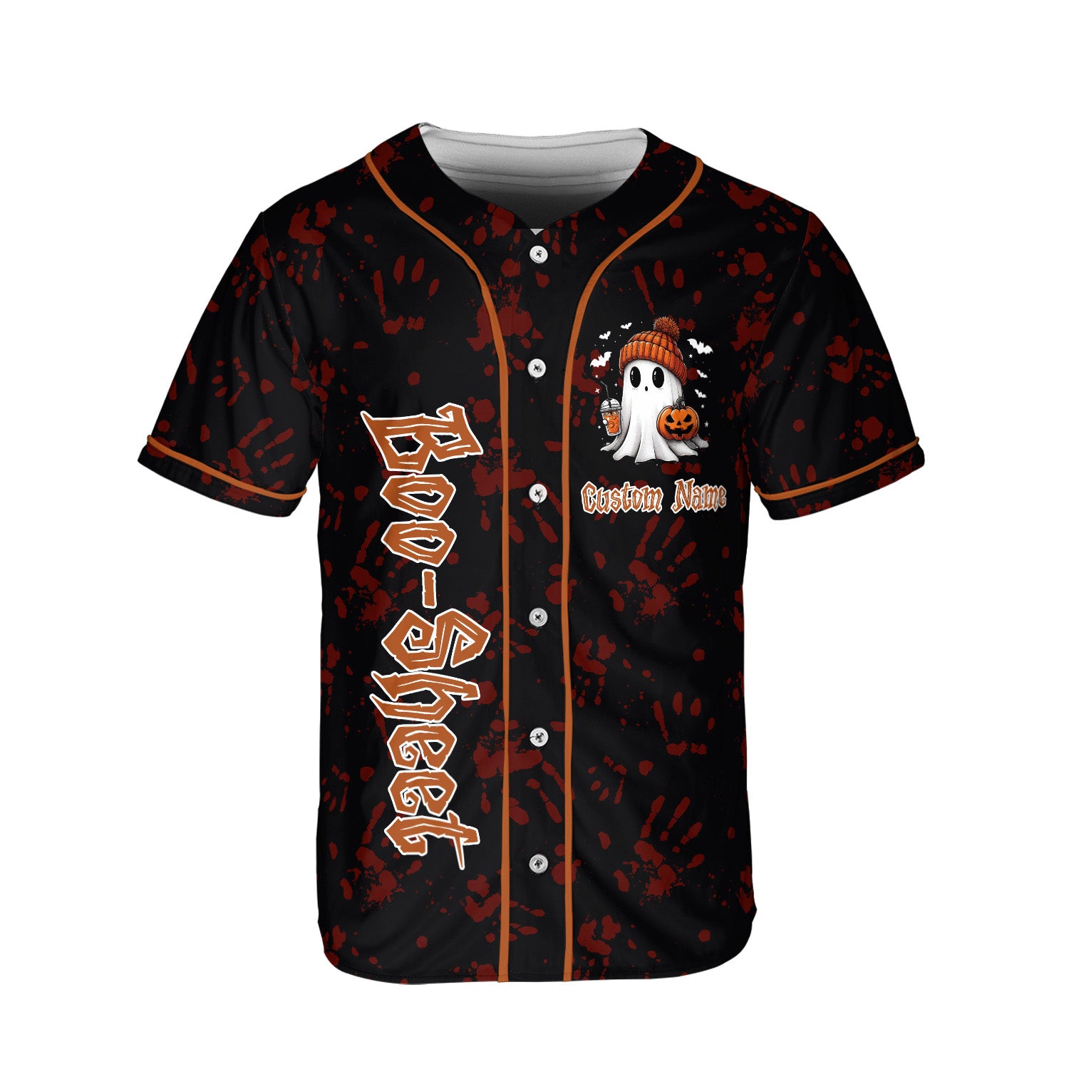 HYPERFAVOR Scary Halloween Town Personalized Baseball Jersey