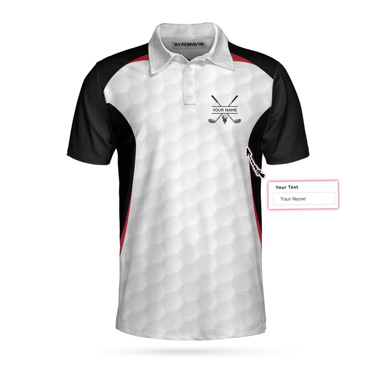 I Didn't Miss The Putt Custom Men Polo Shirt, Personalized Golf Shirt For Men, Customized Golf Gift