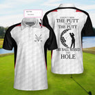 I Didn't Miss The Putt Custom Men Polo Shirt, Personalized Golf Shirt For Men, Customized Golf Gift