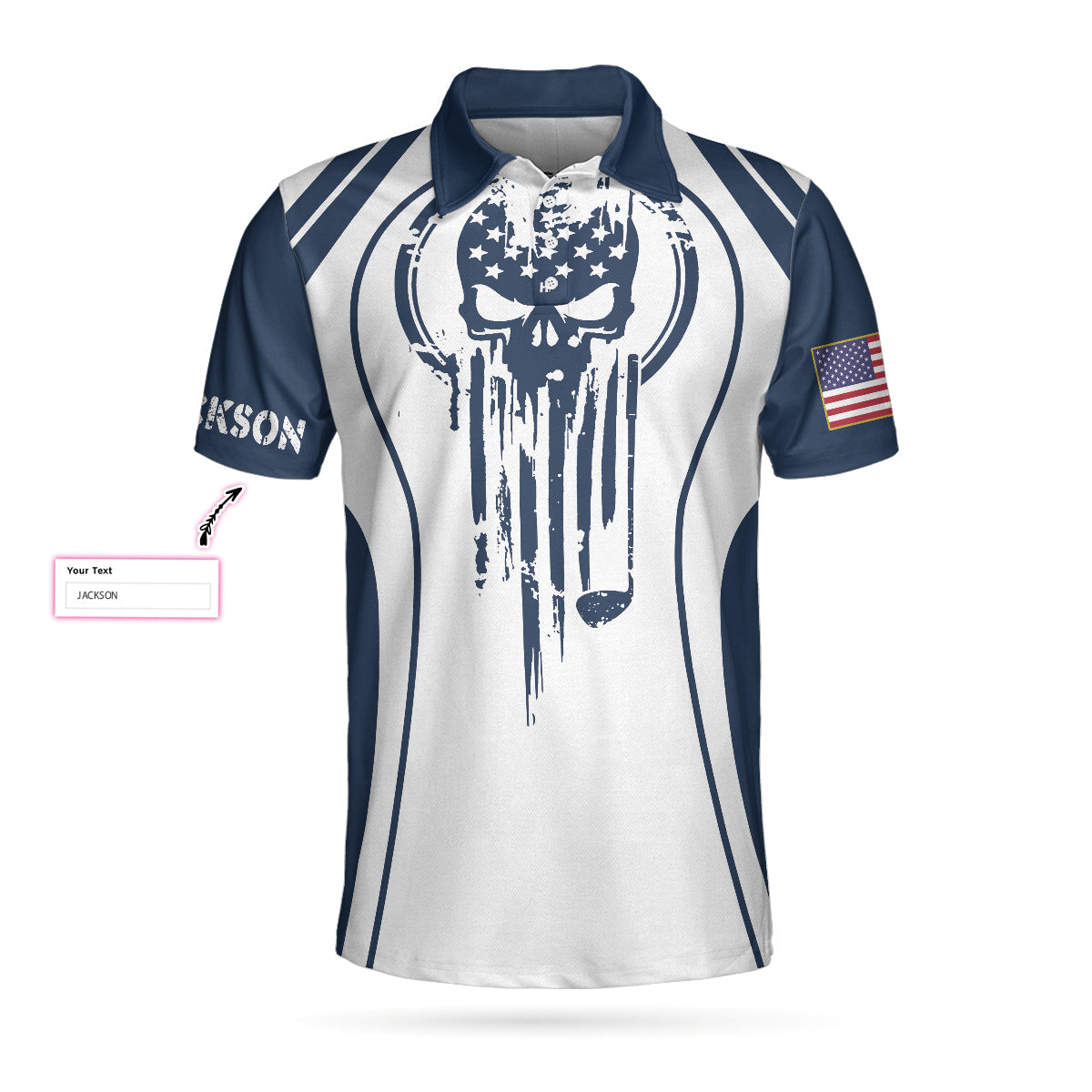 I Got A Hole In One Golf Custom Polo Shirt, Personalized Skull Golf Shirt For Men - Hyperfavor