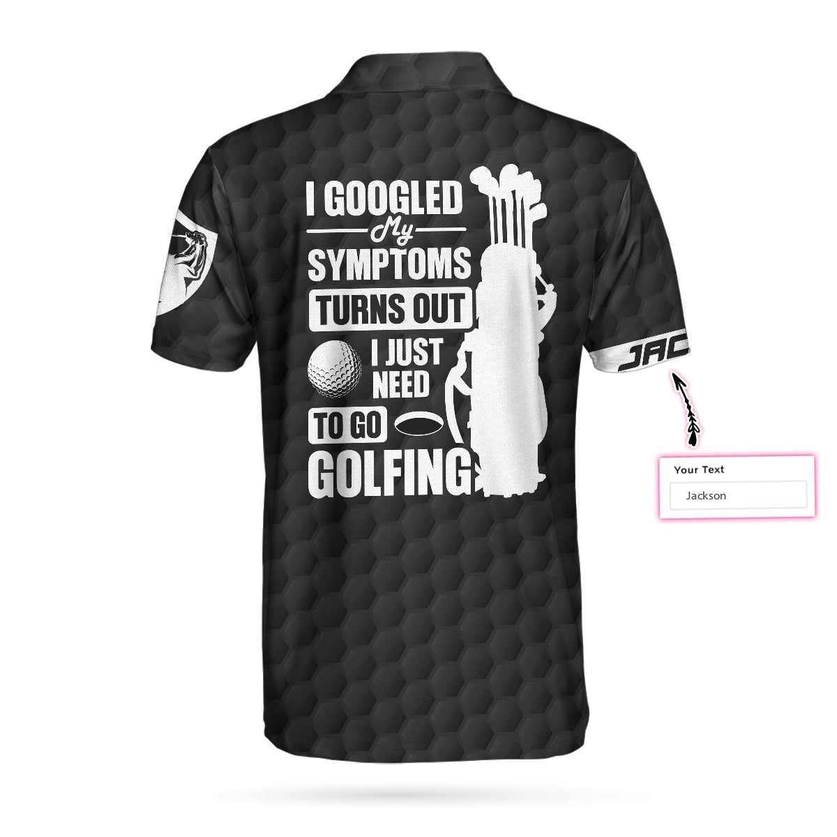 I Just Need To Go Golfing Custom Polo Shirt, Personalized American Flag Polo Shirt, Cool Golf Shirt For Men