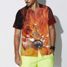 I'm A Bowling Beast Hawaiian Shirt, Flame Pattern Bowling Shirt, Best Gift For Bowling Players