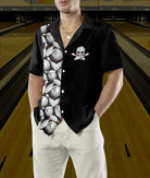 It's Amazing What You Can Do With Two Fingers And A Thumb Bowling Hawaiian Shirt, Bowling Pins & Ball Pattern Shirt