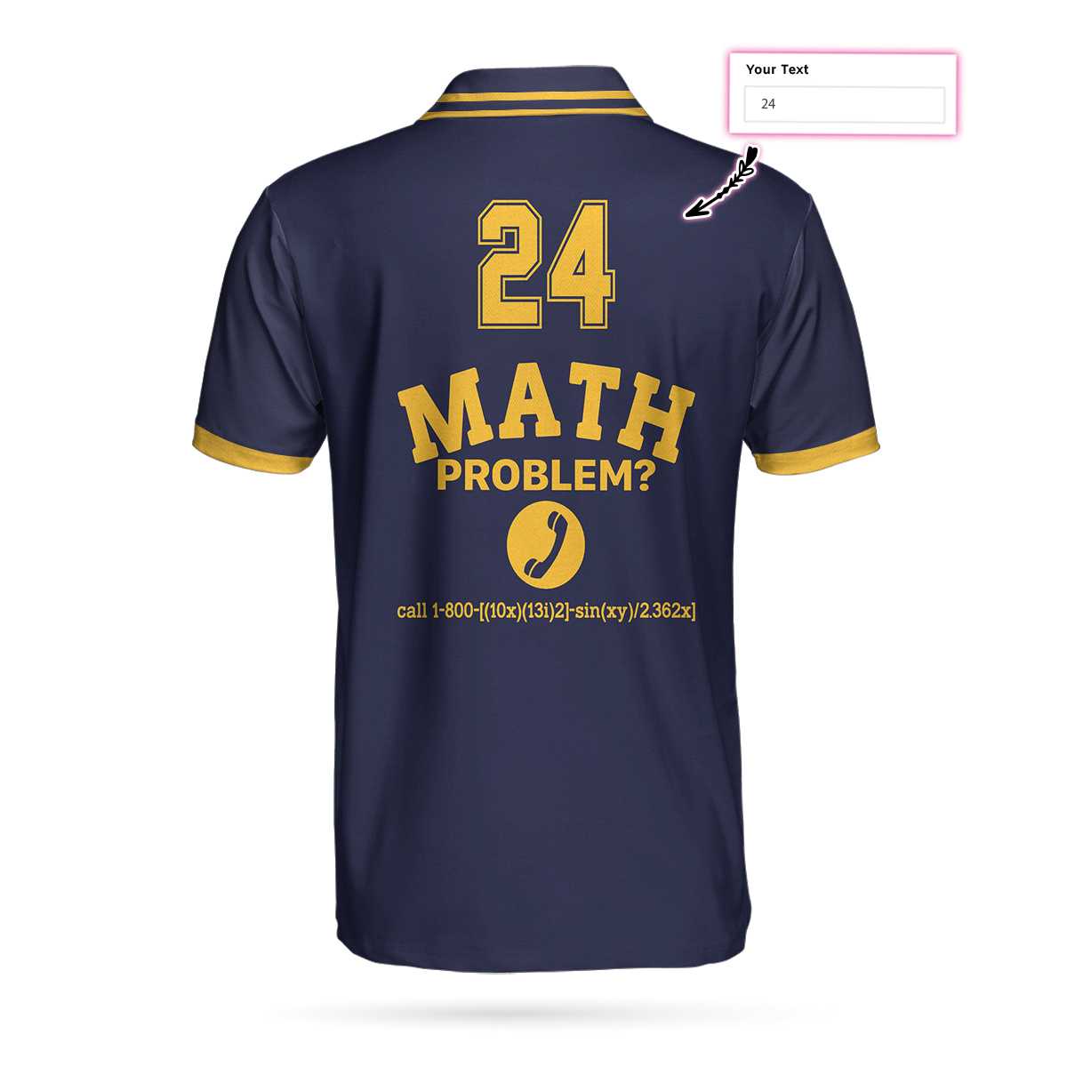 Math Holic Custom Polo Shirt