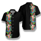 Men's Aloha Shirt Bird of Paradise Hibiscus Hawaiian Shirt