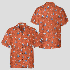 Cat and Mouse Pattern Custom Hawaiian Shirt