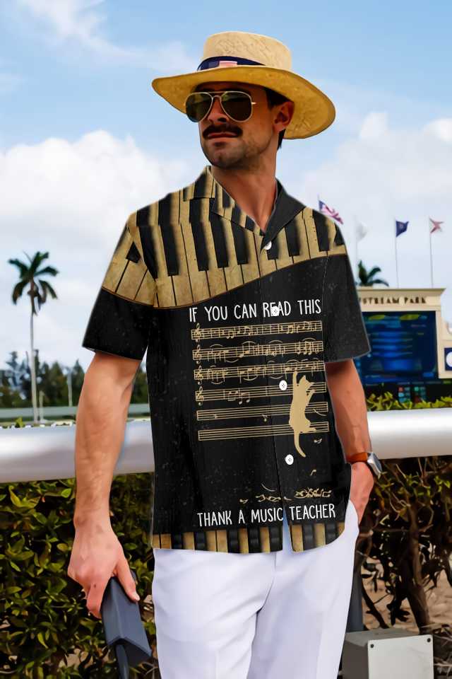 Music Teacher To Play A Wrong Note Teacher Hawaiian Shirt, Best Gift For Teachers
