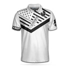 My Heart Beats As Much As I can Breathe Polo Shirt, Black And White Golf Shirt For Men, Funny Golf Shirt With Sayings