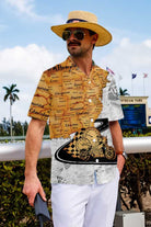 Native American Born To Ride Hawaiian Shirt, Motocycle Racing Native American Shirt