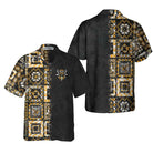 Native American Tribal Ethnic Pattern Hawaiian Shirt, Vintage Native American Indian Shirt