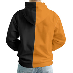 Naughty Cat Pawing Orange Halloween Hoodie - HYPERFAVOR