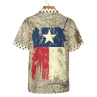 Old Map of Texas Vintage Texas Hawaiian Shirt, Unique Texas Shirt For Texas Lovers