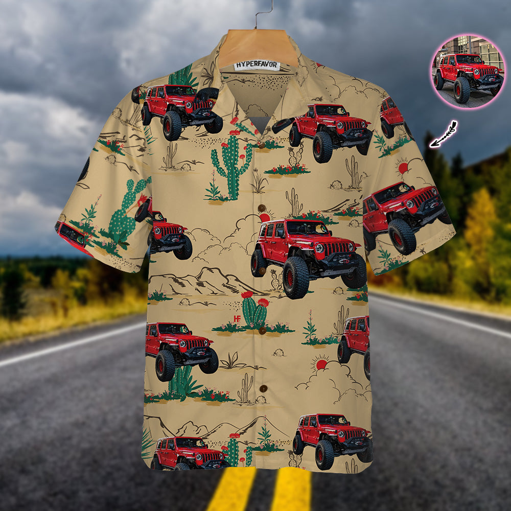 Personalized Jeep Custom Hawaiian Shirt, Vintage Jeep Shirt For Men And Women