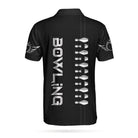Personalized Name Bowling Custom Polo Shirt, Customized Bowling Gift Idea, Black Bowling Shirt For Bowlers