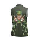 Personalized St. Patrick’s Day with Lucky Leprechaun Women’s Sleeveless Golf Polo Shirt