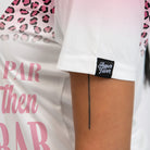 Pink Leopard Flamingo Par Then Bar Women Golf Polo Shirt