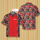 Red Bowling V2 Custom Hawaiian Shirt, Personalized Gift For Bowling Players