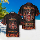 Retired Firefighter Hawaiian Shirt, Honor Fireman Shirt For Men, Best Gift For Firefighters
