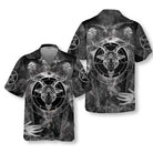 Satanic Skull Hawaiian Shirt, Satan Gothic Skull Shirt For Men And Women