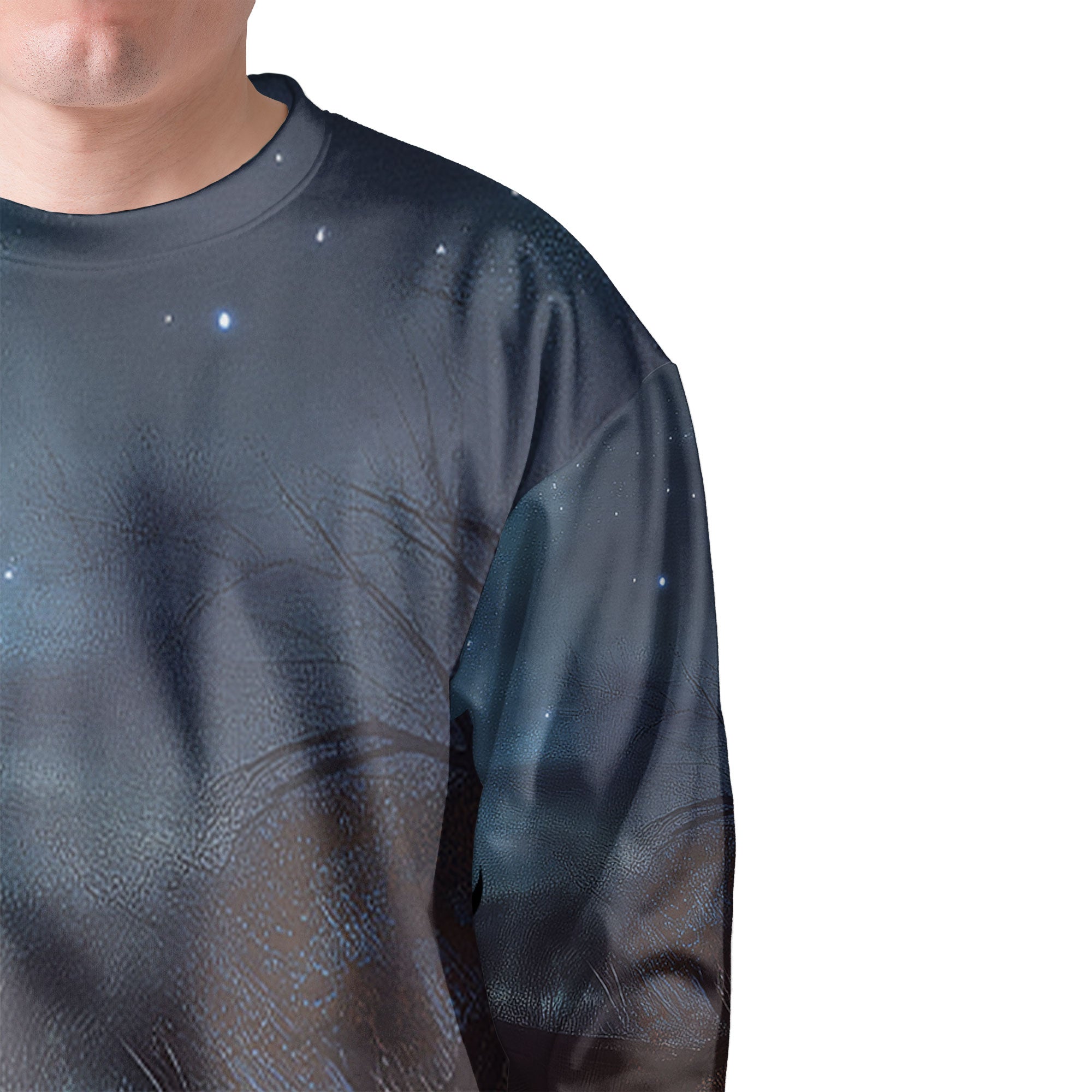 Scary Ghost Pumpkins In Midnight Halloween Sweatshirt - HYPERFAVOR