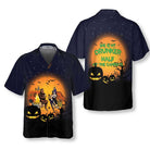 She Is My Drunker Half At The Campsite Camping Hawaiian Shirt, Halloween-themed Shirt For Camping