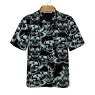Skull Head Drawing Pattern Hawaiian Shirt, Skull Art Shirt, Best Skull Shirt For Men And Women