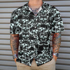 Skull Head Drawing Pattern Hawaiian Shirt, Skull Art Shirt, Best Skull Shirt For Men And Women
