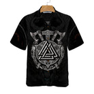 Son Of Odin Viking Hawaiian Shirt, Viking Axe Pattern Shirt