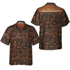 Son With Arthritis Vintage Pattern Motorcycle Custom Hawaiian Shirt, Personalized Gift For Bikers