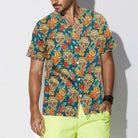 Sugar Skull Dead Day Hawaiian Shirt, Vintage Floral Mexican Skull Shirt, Unique Day Of The Dead Gift