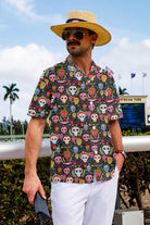 Sugar Skull Pattern Dia De Los Muertos Hawaiian Shirt, Mexican Sugar Shirt, Best Day Of The Dead Gift