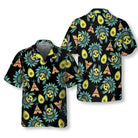 Summer Pineapple Native American Skull Hawaiian Shirt, Tribal American Indian Skull Shirt For Men And Women
