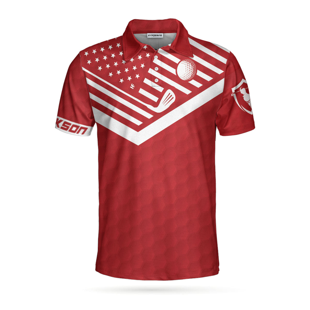 Swing Swear Drink Repeat Sunday Red Custom Polo Shirt