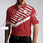 Swing Swear Drink Repeat Sunday Red Custom Polo Shirt