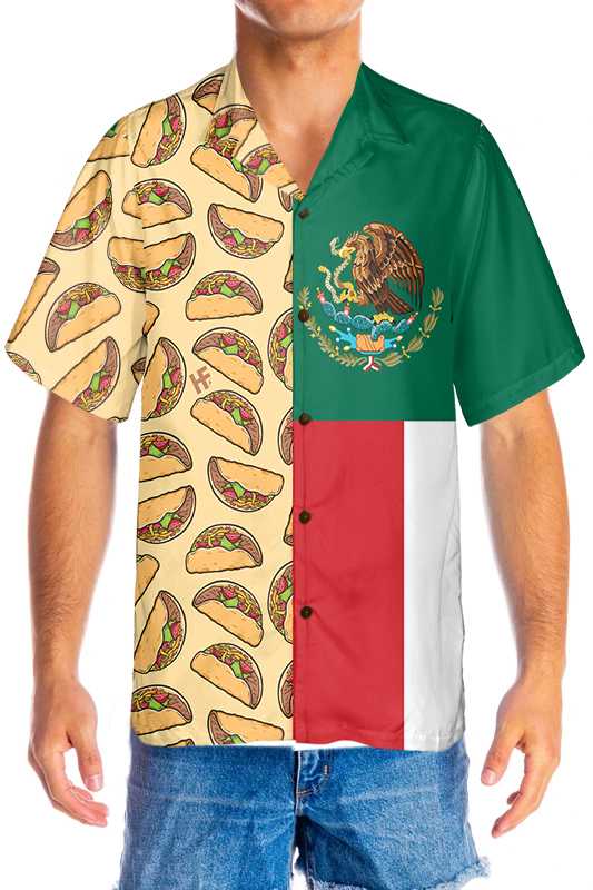 Tacos Will Never Break Your Heart Hawaiian Shirt, Funny Mexican Taco Shirt