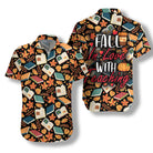 Teacher Fall In Love With Teaching Teacher Hawaiian Shirt, Unique Teacher Shirt, Cool Teacher Appreciation Gift