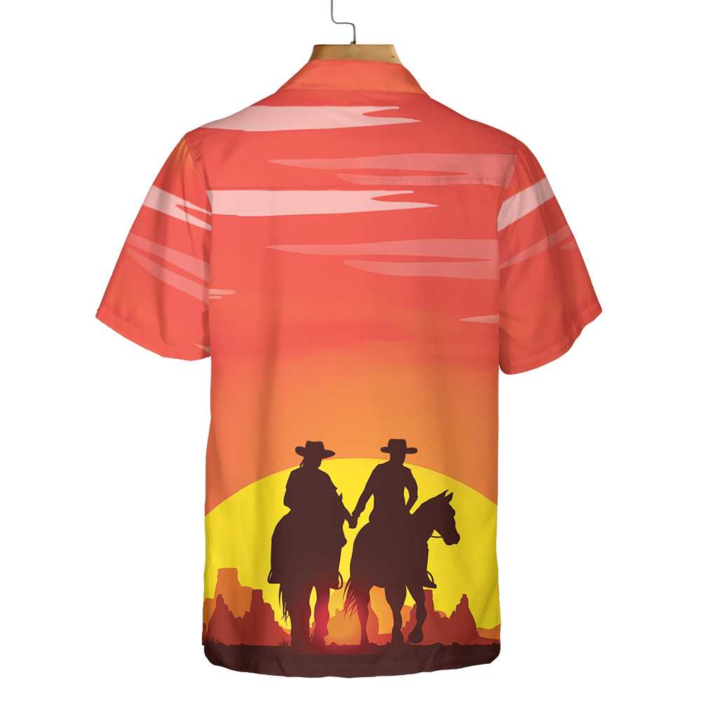 Texas Couple Cowboy Texas Hawaiian Shirt, Vinatge Texas Cowboy Shirt For Texans