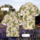 Texas Longhorn Cactus Custom Hawaiian Shirt, Unique Texas Shirt For Texas Lovers