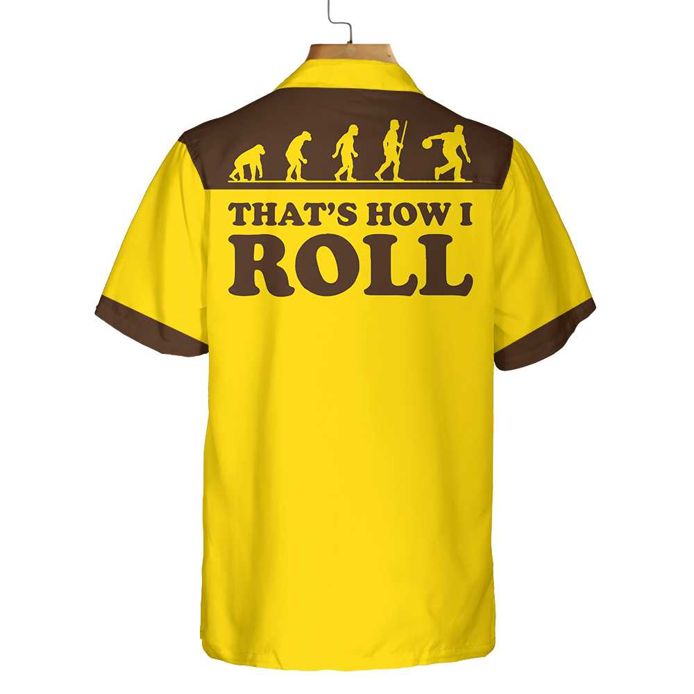 That's How I Roll Bowling Evolution Bowling Hawaiian Shirt, Best Bowling Gift For Bowling Lover