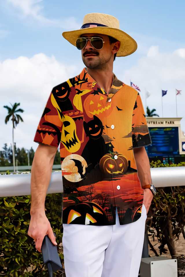 The Halloween Nightmare Halloween Hawaiian Shirt, Halloween Shirt For Men And Women