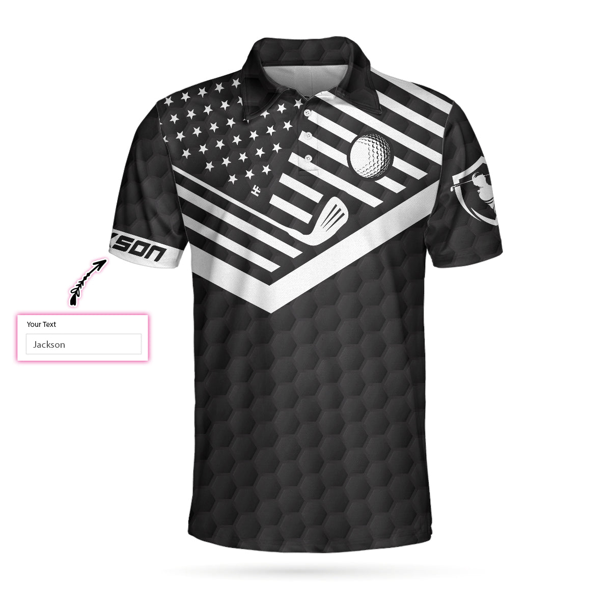 This Is How We Roll Custom Polo Shirt, Personalized Black American Flag Polo Shirt, Camping Shirt For Men