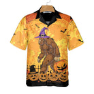 This Is My Human Costume Halloween Hawaiian Shirt, Bigfoot Halloween Shirt, Funny Shirt For Halloween
