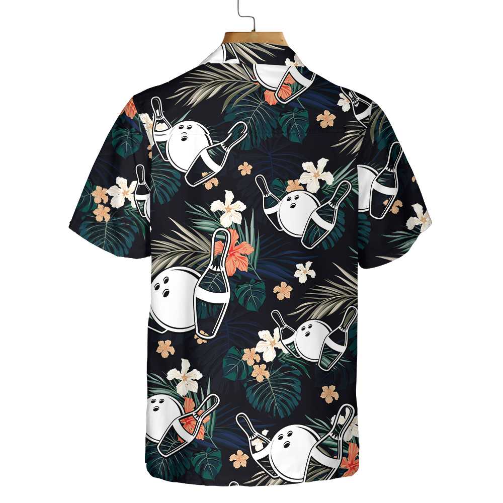 Tropical Bowling Hawaiian Shirt, Funny Bowling Shirt, Best Gift For Bowling Lovers