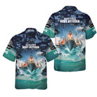 U.S. Navy Veteran Custom Hawaiian Shirt, Proud Veteran Shirt, Meaningful Gift For Veteran Day