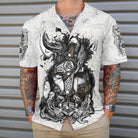 Viking Tattoo Hawaiian Shirt, Viking Odin Shirt For Men And Women