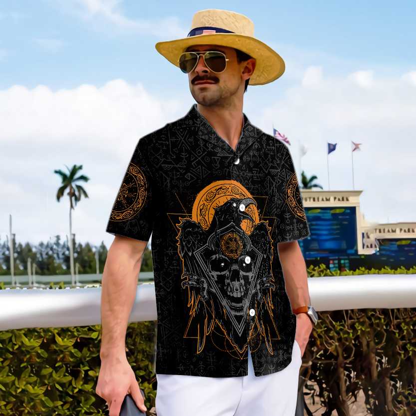 Viking They Came Out Of The Mist Viking Hawaiian Shirt, Viking Shirt Gift For Men And Women