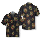 Vintage Native American Skull With Lizard Hawaiian Shirt, Wild West American Indian Shirt