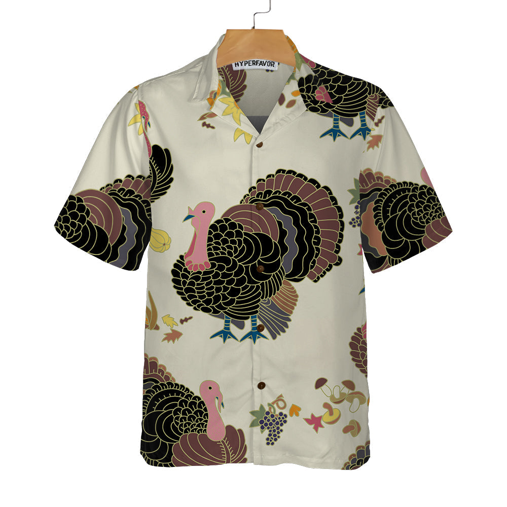Vintage Turkey Thanksgiving Hawaiian Shirt, Thanksgiving Gobble Shirt, Best Gift For Thanksgiving
